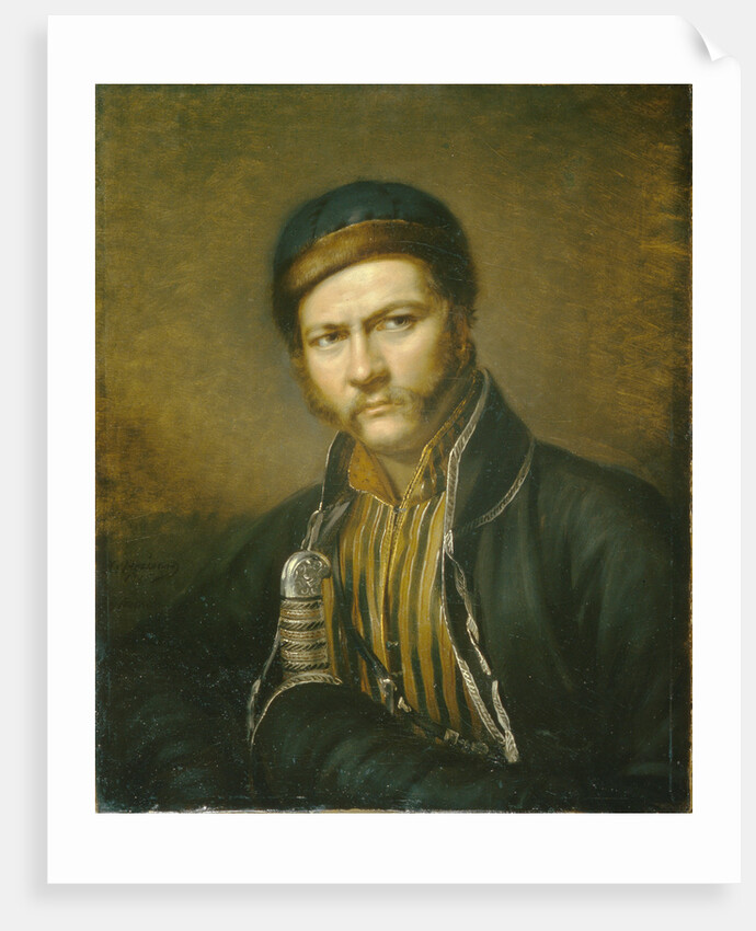 Portrait of the painter Alexander Orlowski, 1815 by Karl Reichel