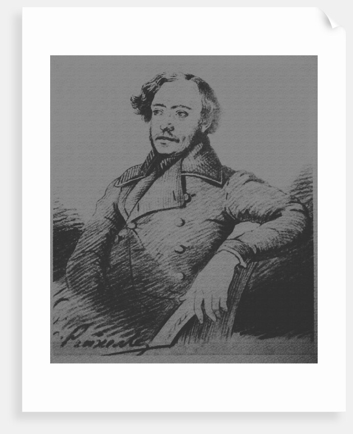 Nikolay Platonovich Ogarev, c. 1840 by Karl Reichel