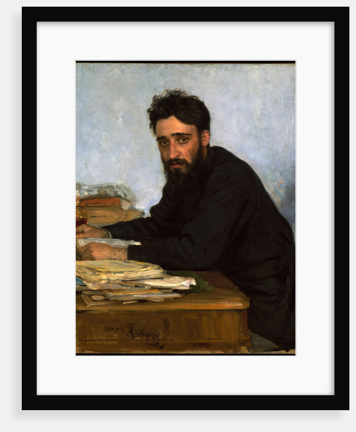Portrait of the author Vsevolod M. Garshin, 1880s by Ilya Yefimovich Repin