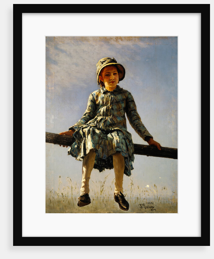 Dragonfly. Painters daughter portrait, 1884 by Ilya Yefimovich Repin