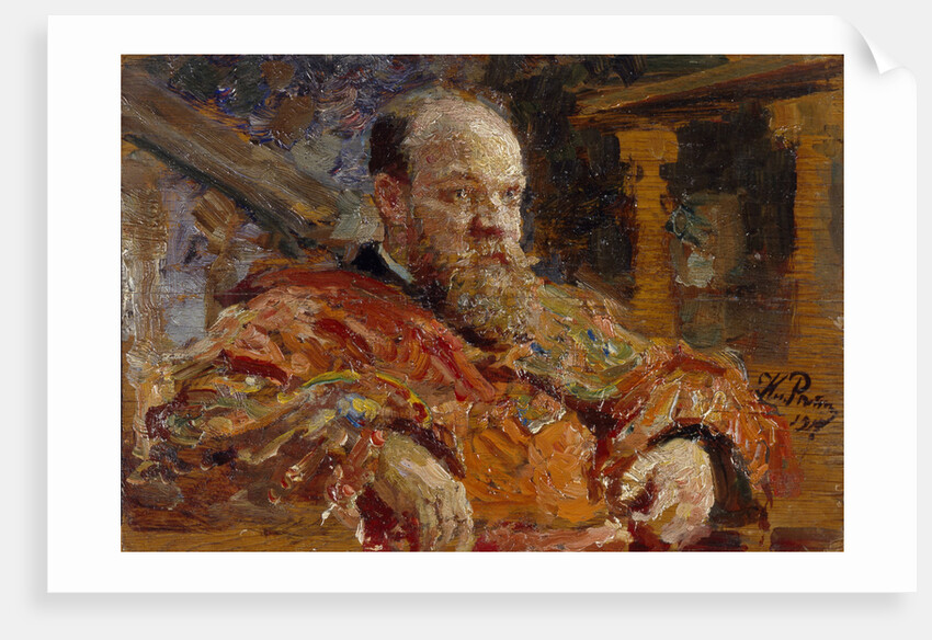 Portrait of Pavel Viktorovich Delarov, 1910 by Ilya Yefimovich Repin