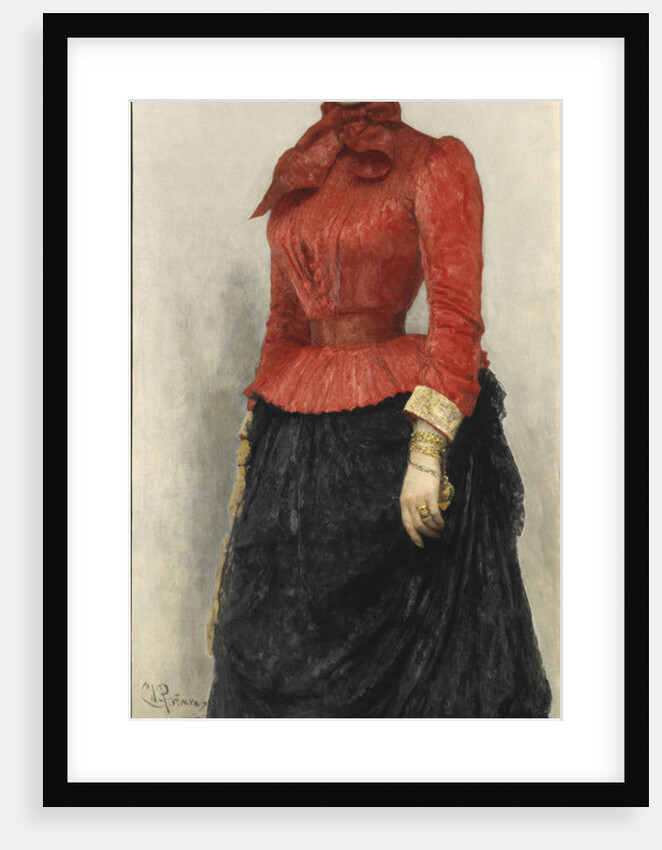 Portrait of Baroness Varvara Ikskul von Hildenbandt, 1889 by Ilya Yefimovich Repin