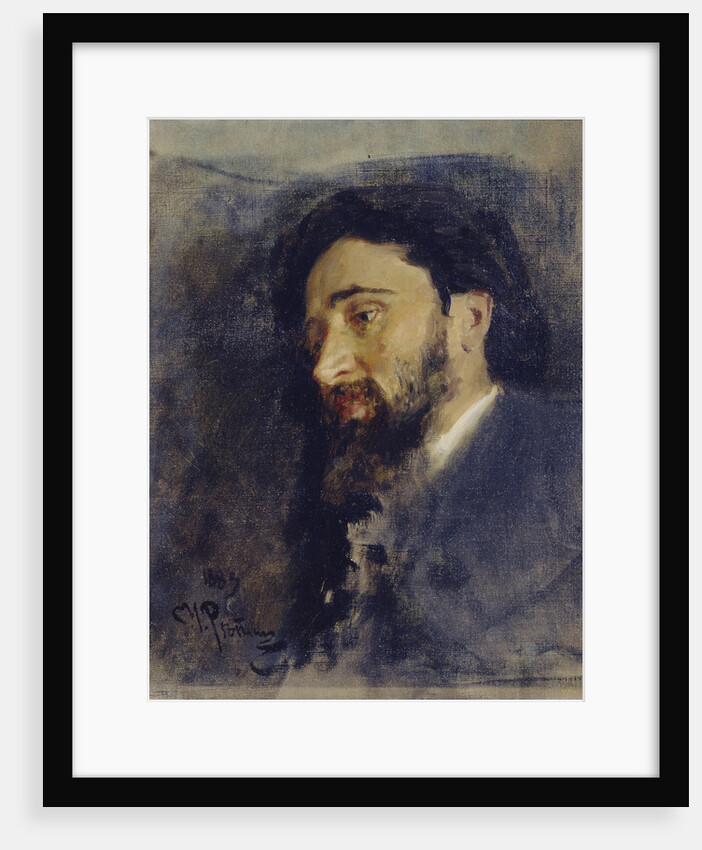 Portrait of the author Vsevolod M. Garshin, 1883 by Ilya Yefimovich Repin