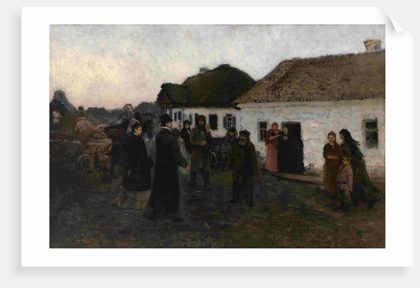 Returning Home, 1876-1877 by Ilya Yefimovich Repin