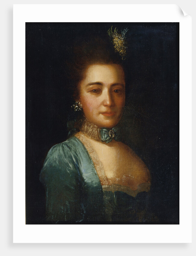 Portrait of Princess Praskovya Ivanovna Golitsyna by Fyodor Stepanovich Rokotov