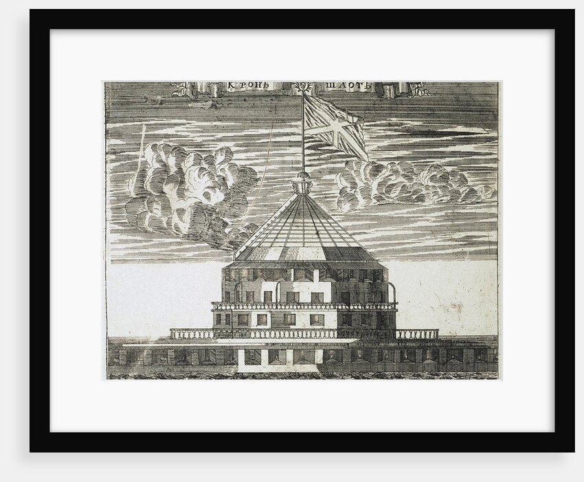 Fort Kronschlot in Kronstadt, 1717 by Alexei Ivanovich Rostovtsev