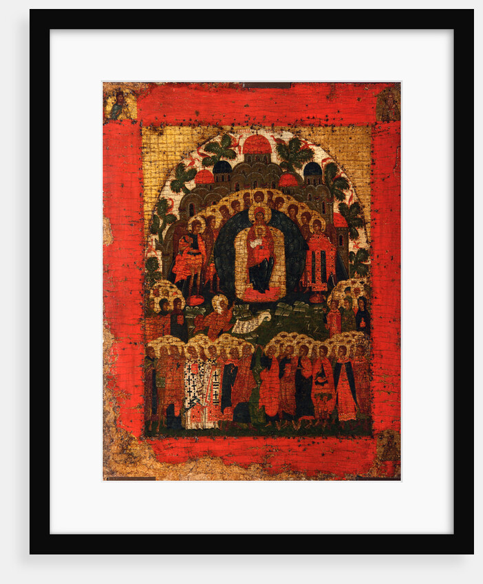 In Thee Rejoiceth, Late 15th cen by Russian icon