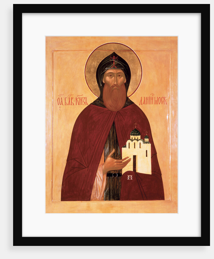 Saint Daniel of Moscow by Russian icon