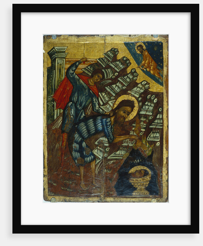 The Beheading of Saint John the Baptist, Second half of the16th cen by Russian icon