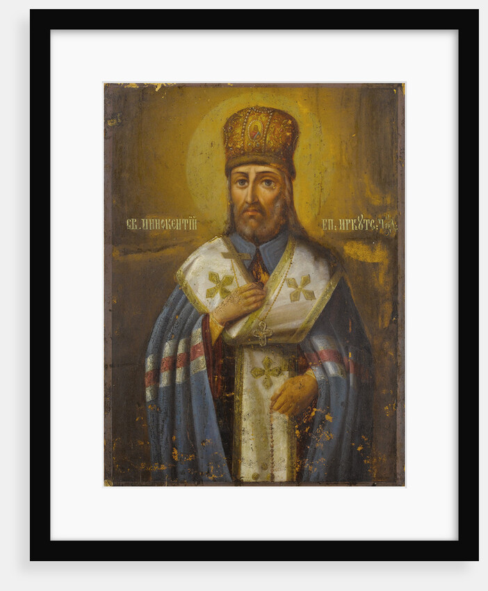 Saint Innocent, bishop of Irkutsk, 19th century by Russian icon