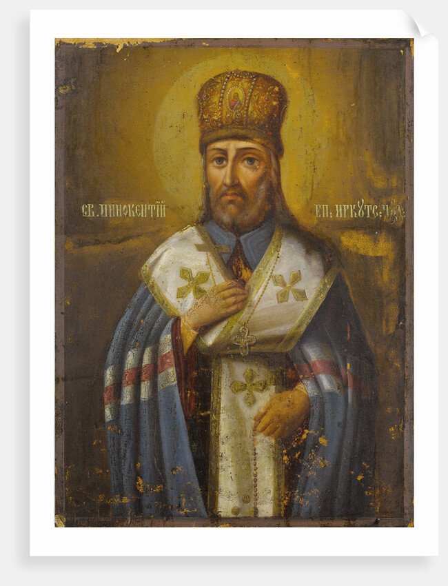Saint Innocent, bishop of Irkutsk, 19th century by Russian icon