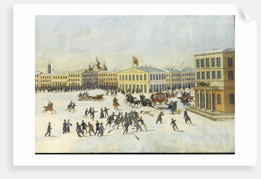 The Assassination of Alexander II on 13 March 1881, 1881-1882 by Russian master