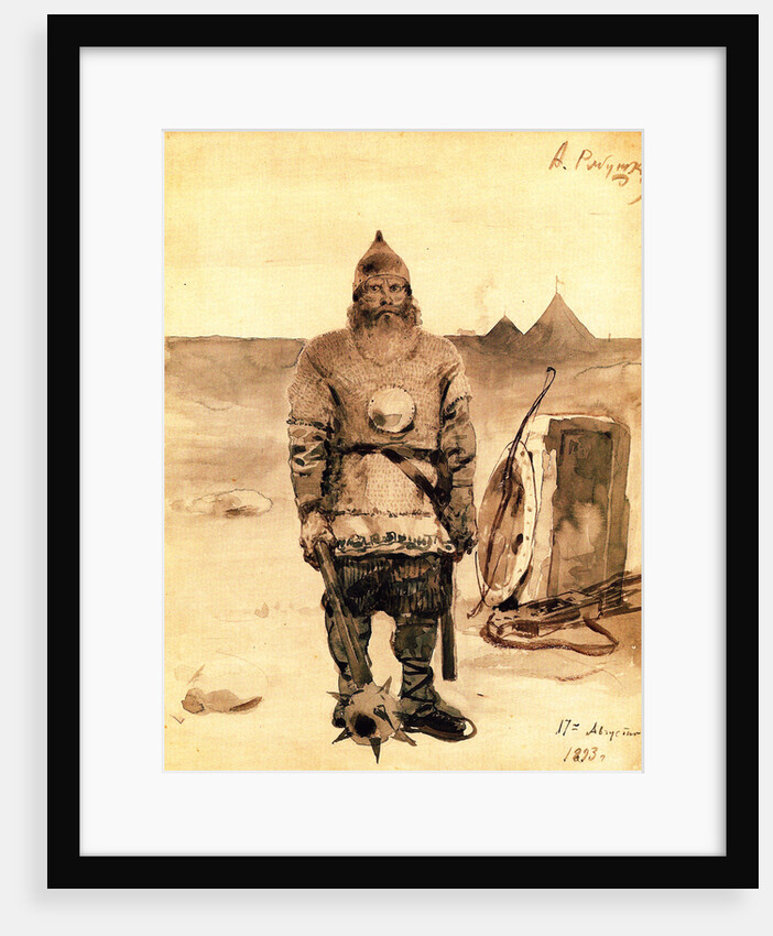 Ilya Muromets, 1893 by Andrei Petrovich Ryabushkin