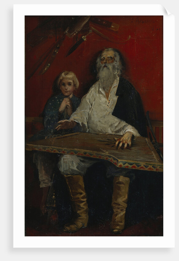The Gusli Player by Andrei Petrovich Ryabushkin