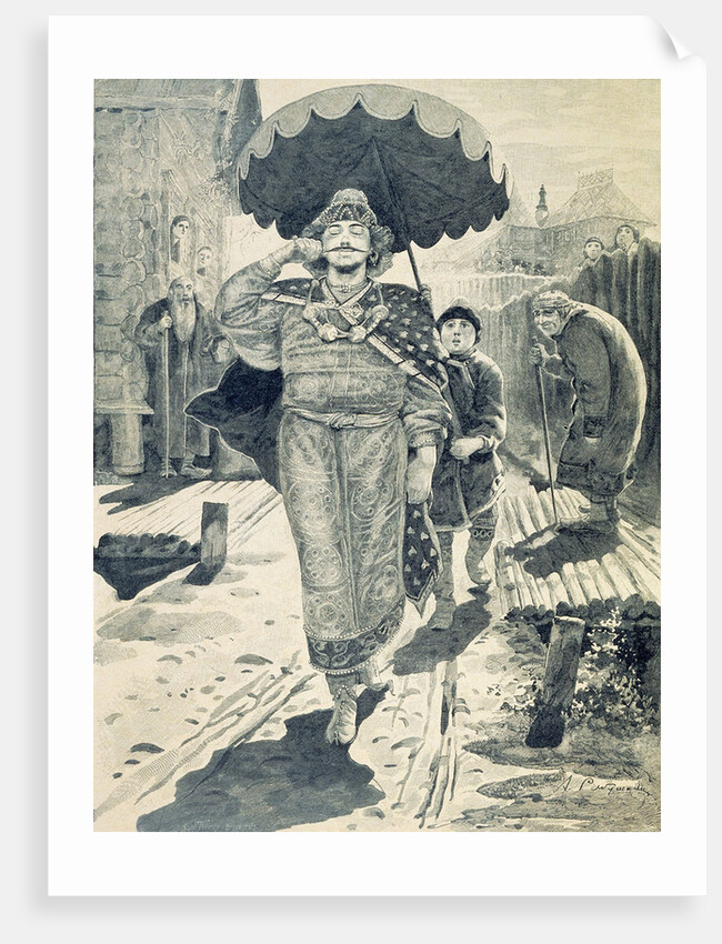 Churila Plyonkovich, 1895 by Andrei Petrovich Ryabushkin