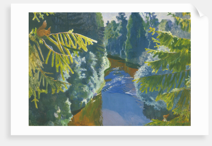 Forest River, 1929 by Arkadi Alexandrovich Rylov
