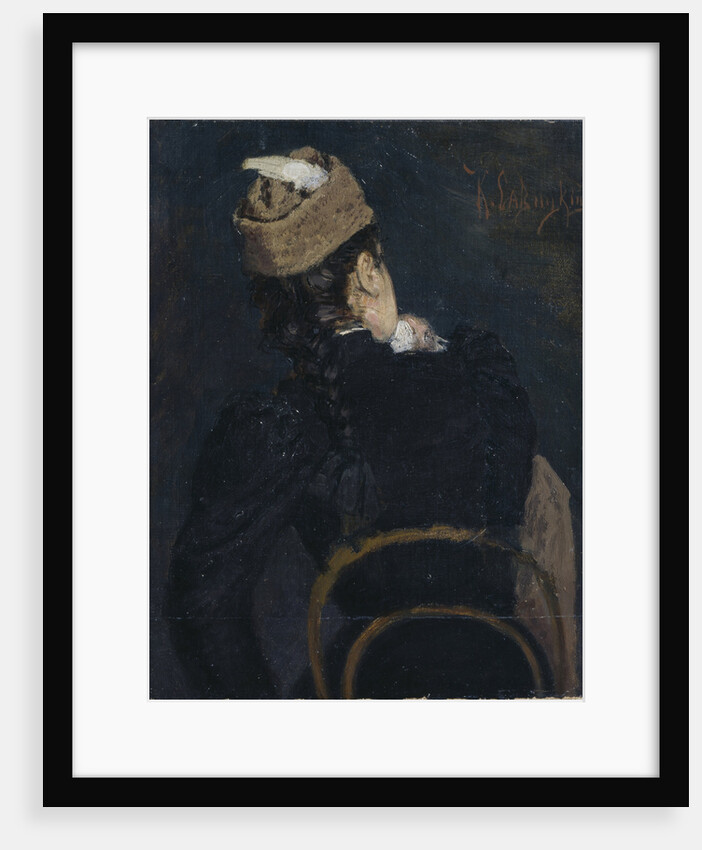 A Girl Student, 1890s by Konstantin Apollonovich Savitsky