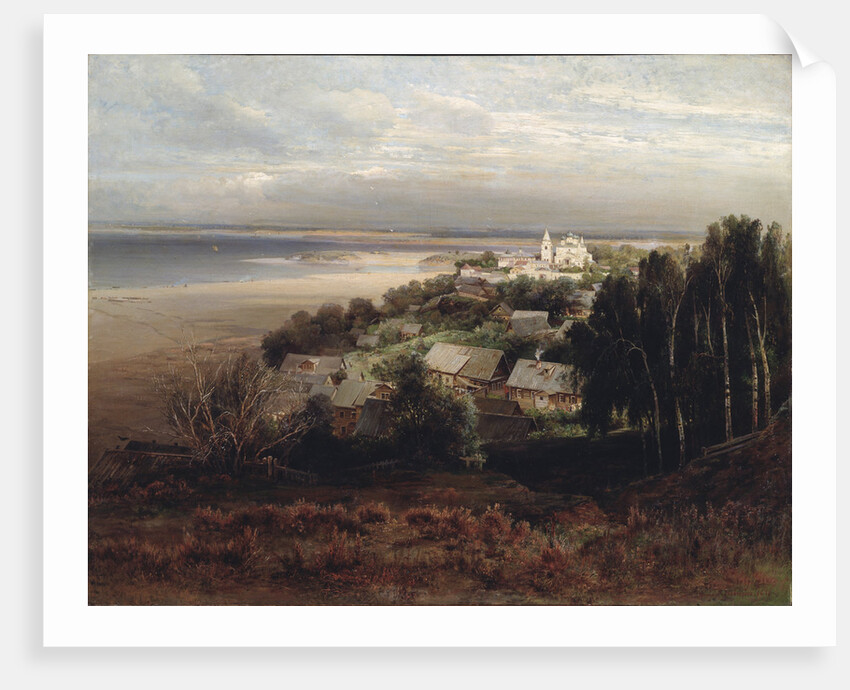 The Pechersky Ascension Monastery near Nizhny Novgorod, 1871 by Alexei Kondratyevich Savrasov