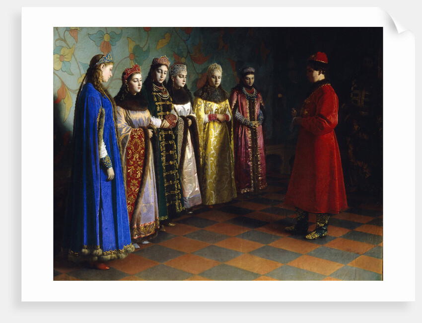 Tsar Alexei Mikhailovich Choosing a Bride, 1882 by Grigori Semyonovich Sedov