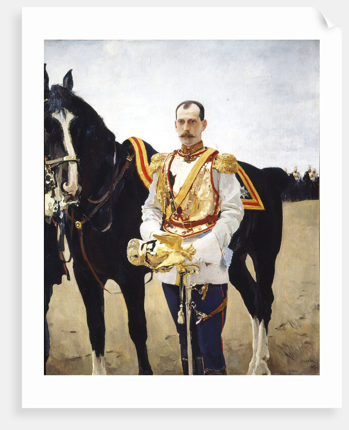 Portrait of Grand Duke Paul Alexandrovich of Russia, 1897 by Valentin Alexandrovich Serov