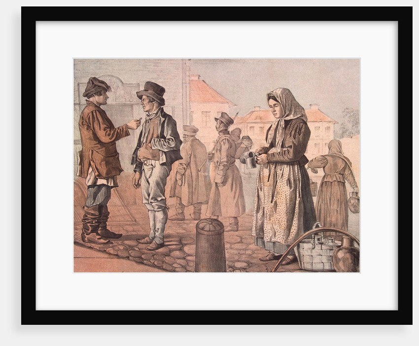 Street Milk Seller by Ignati Stepanovich Shchedrovsky