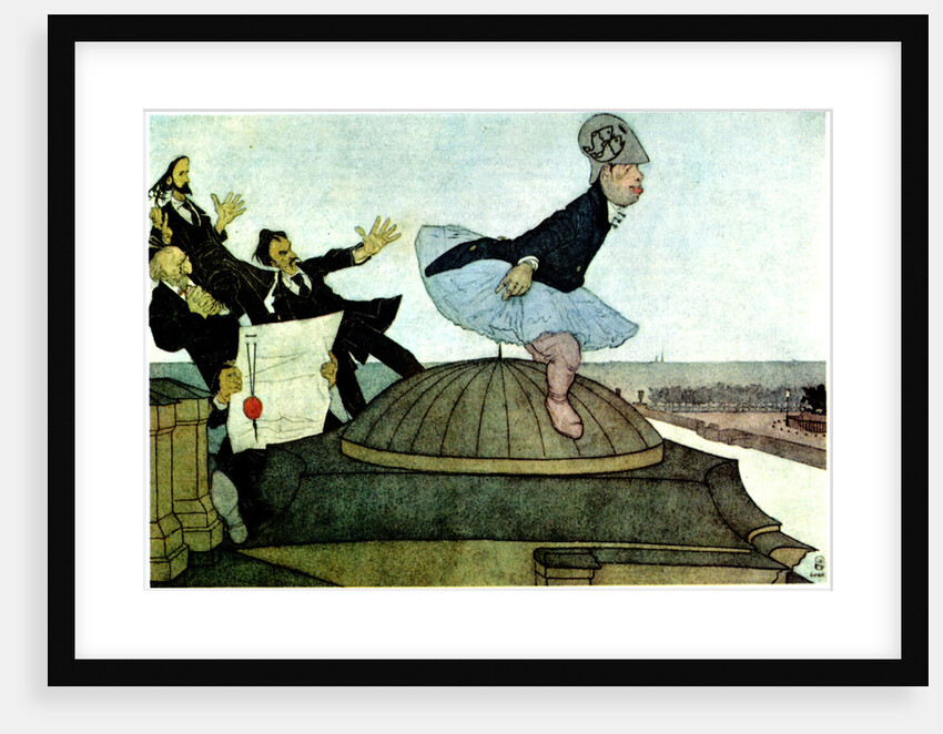 New Minerva (The Triumph of Sergei Dyagilev), 1901 by Pavel Yegorovich Shcherbov