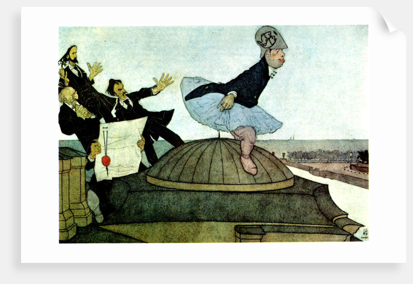 New Minerva (The Triumph of Sergei Dyagilev), 1901 by Pavel Yegorovich Shcherbov