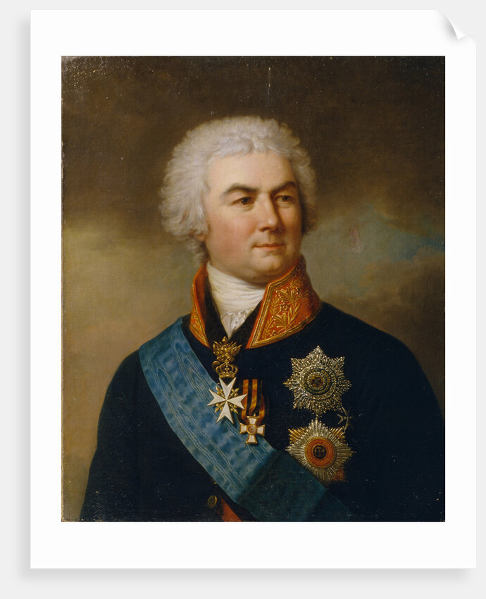 Portrait of Count Pyotr Zavadovsky (1739?1812) by Stepan Semyonovich Shchukin