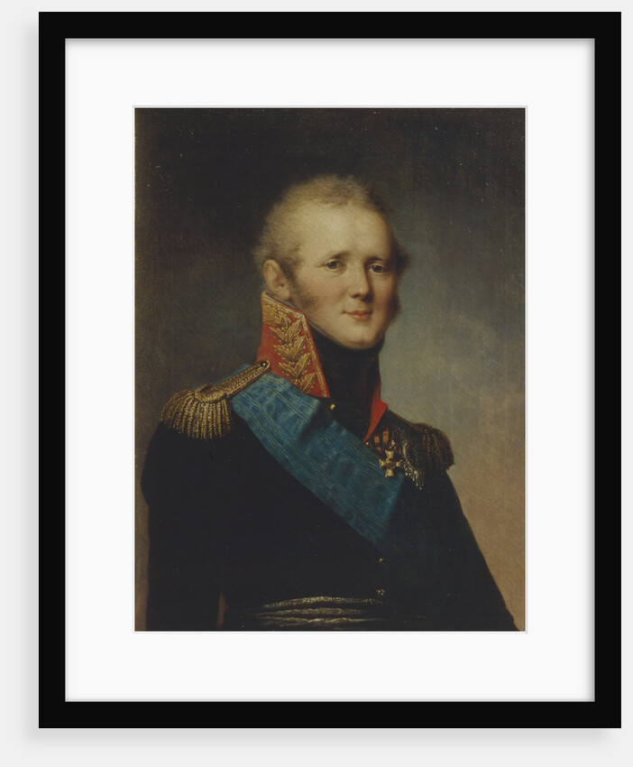Portrait of Emperor Alexander I, 1809 by Stepan Semyonovich Shchukin