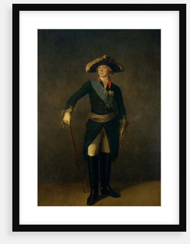 Portrait of the Emperor Paul I of Russia, 1797 by Stepan Semyonovich Shchukin