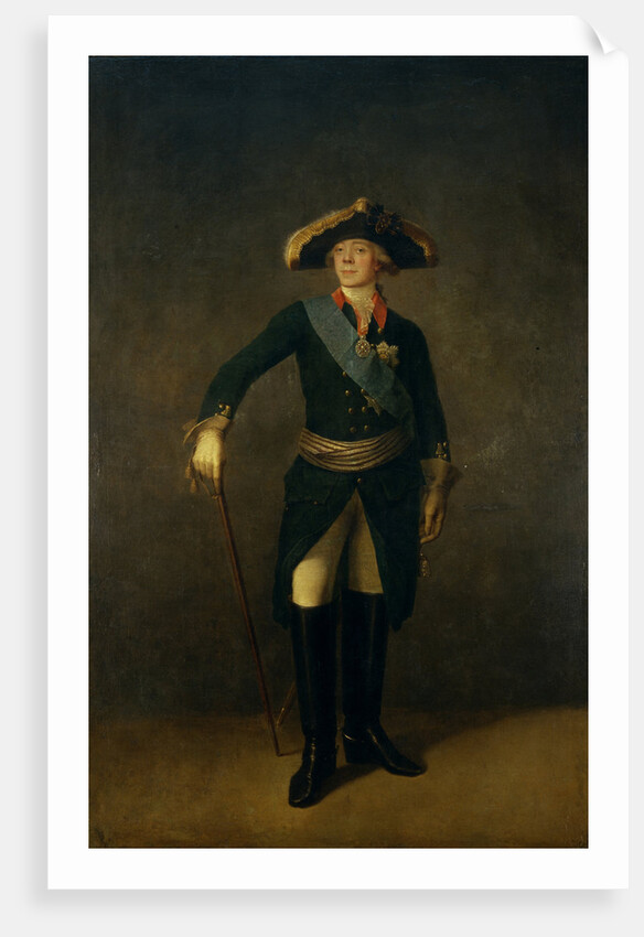 Portrait of the Emperor Paul I of Russia, 1797 by Stepan Semyonovich Shchukin