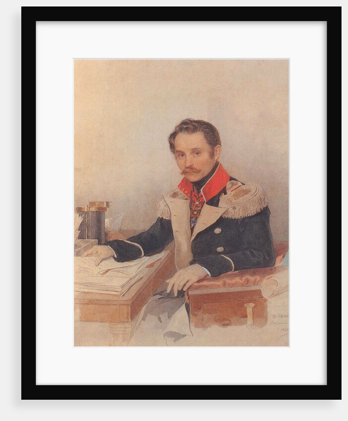 Portrait of Leonty Vasilievich Dubelt, Chief of Staff of the Corps of Gendarmes, 1834 by Pyotr Fyodorovich Sokolov