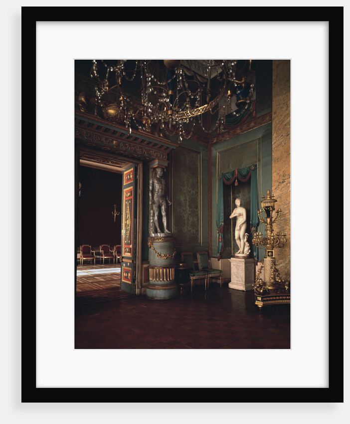 The Blue Hall of the Ostankino palace in Moscow, 1796 by Ivan Yegorovich Starov