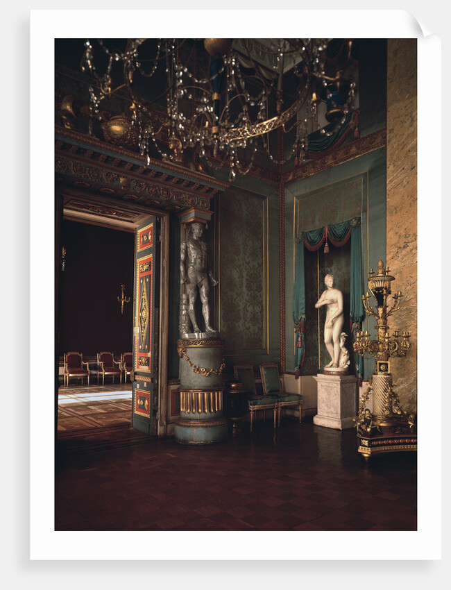 The Blue Hall of the Ostankino palace in Moscow, 1796 by Ivan Yegorovich Starov