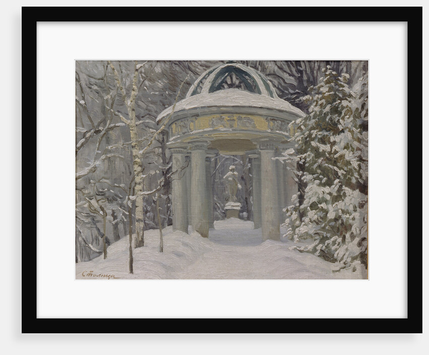 Gazebo at the Naydenov Estate, 1923 by Evgeni Ivanovich Stolitsa