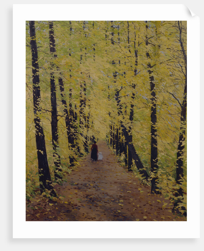 Autumn, 1905 by Evgeni Ivanovich Stolitsa