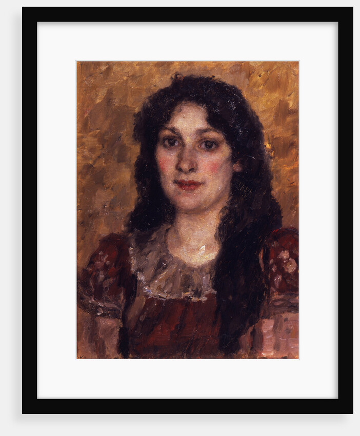Portrait of the artists wife, 1888 by Vasili Ivanovich Surikov