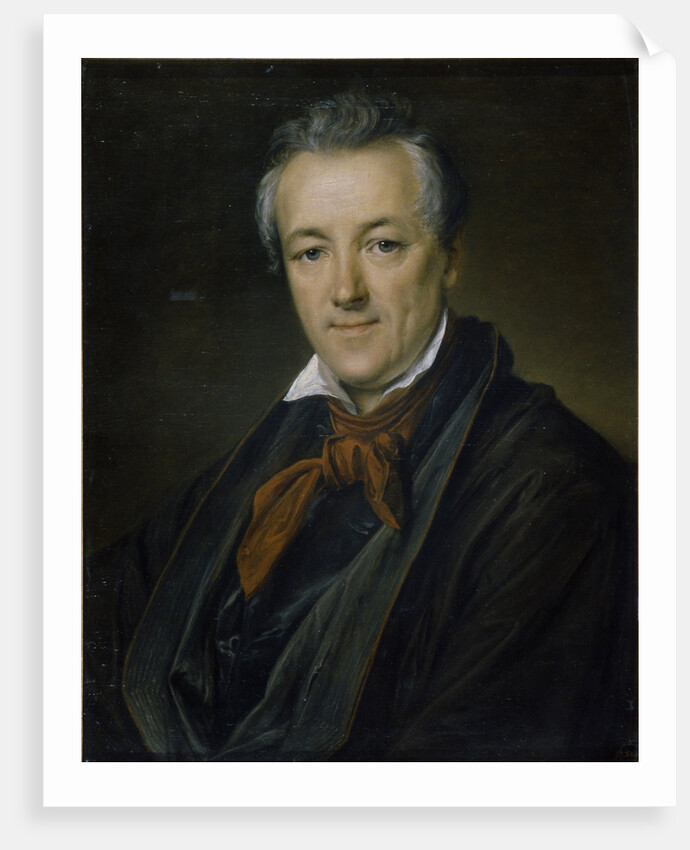 Portrait of the painter Pyotr Fyodorovich Sokolov, 1833 by Vasili Andreyevich Tropinin