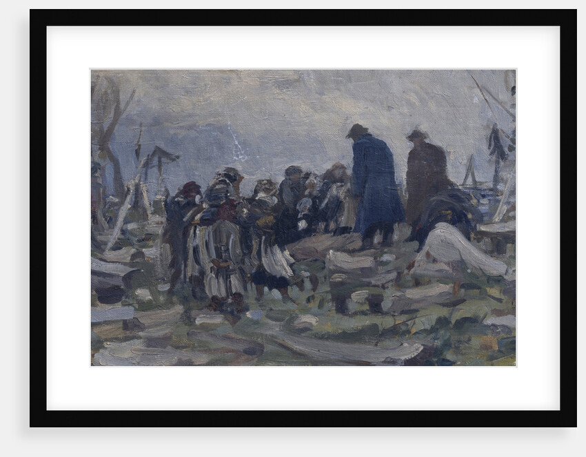 A Peasant Funeral by Ivan Ivanovich Tvorozhnikov