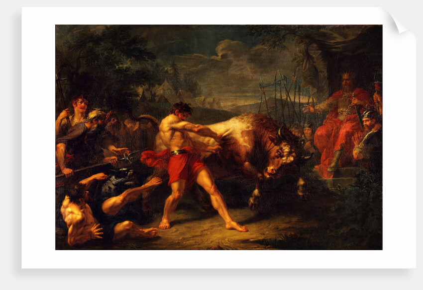 The Trial of Strength of Yan Usmar, 1796 by Grigori Ivanovich Ugryumov