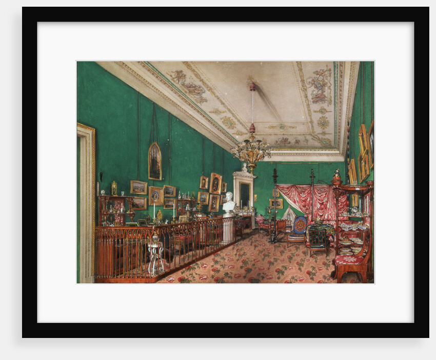 Interiors of the Winter Palace. The Bedroom of Grand Princess Maria Nikolayevna, 1837 by Konstantin Andreyevich Ukhtomsky