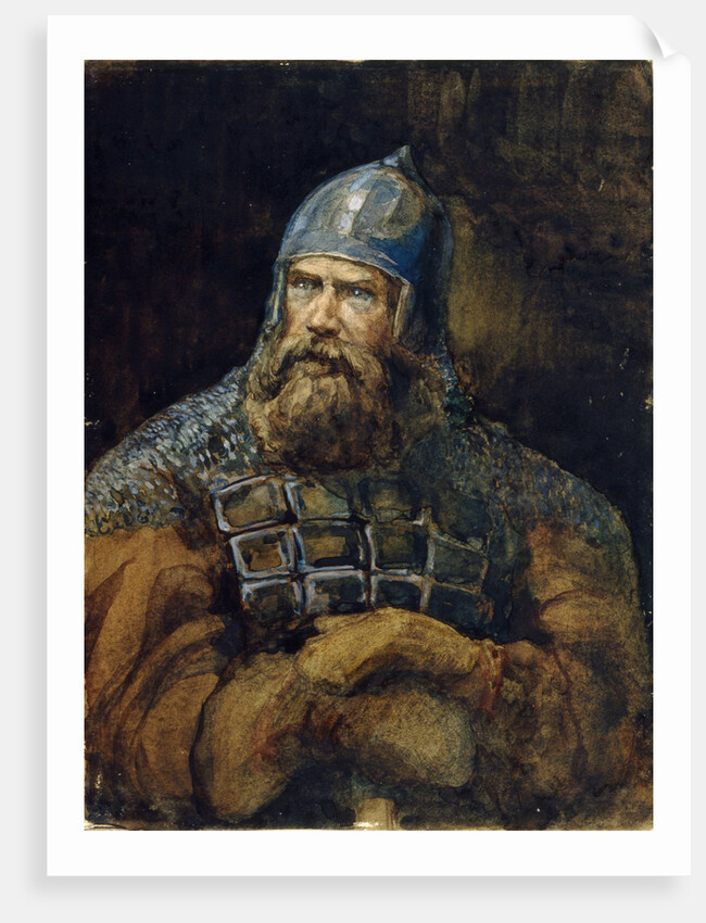 A Knight by Viktor Mikhaylovich Vasnetsov