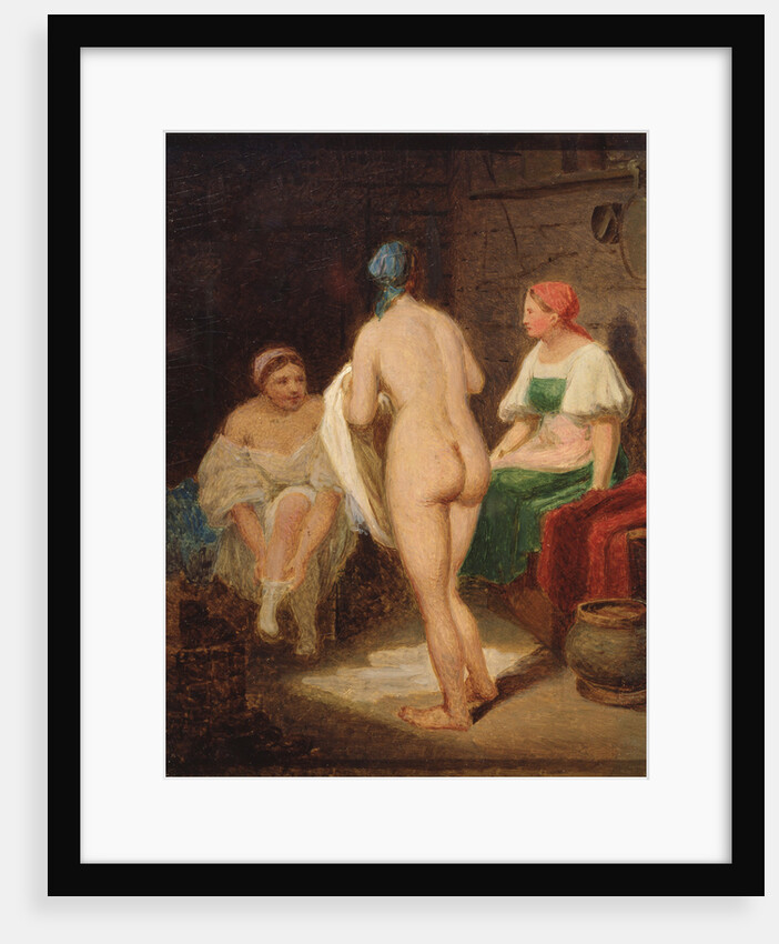 In steam bath, End 1820s by Alexei Gavrilovich Venetsianov