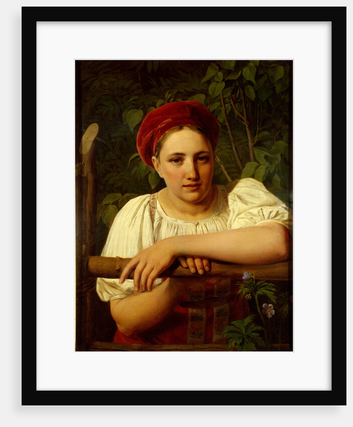 A Peasant Girl of Tver Region, 1840 by Alexei Gavrilovich Venetsianov