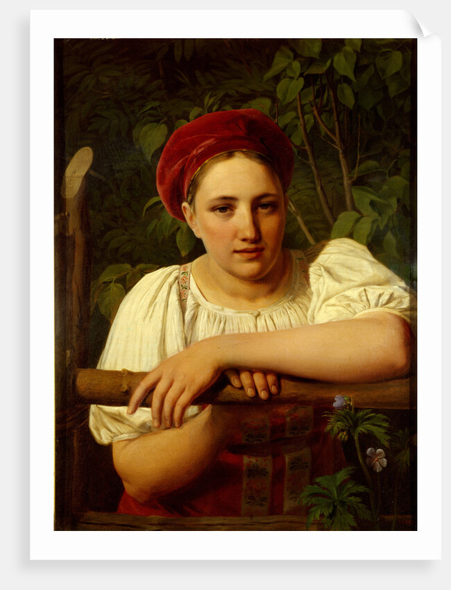 A Peasant Girl of Tver Region, 1840 by Alexei Gavrilovich Venetsianov