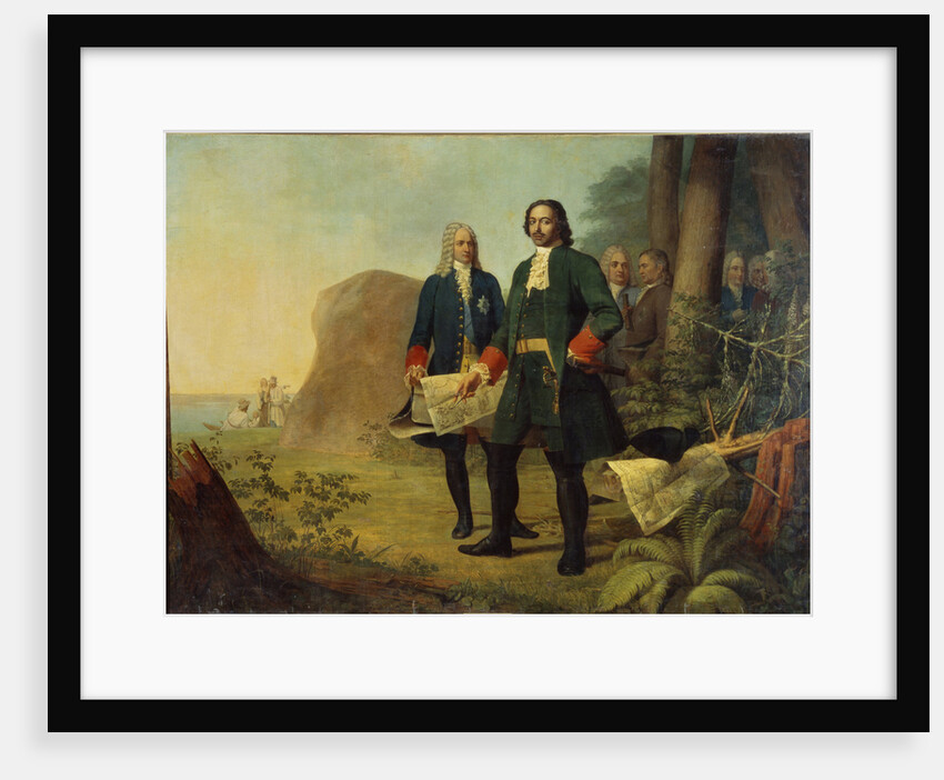 Peter the Great. The founding of Saint Petersburg, 1838 by Alexei Gavrilovich Venetsianov