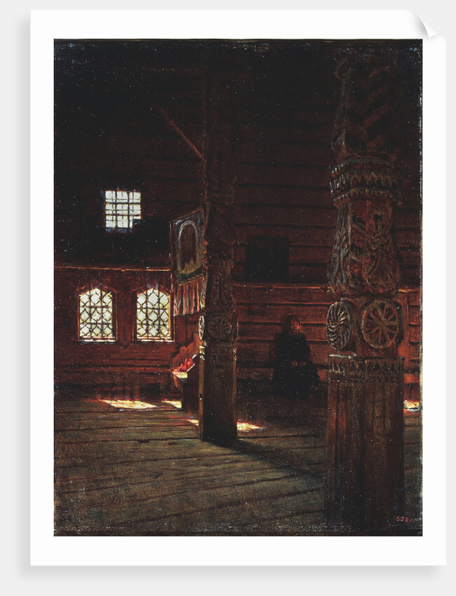 Interior of the Peter and Paul Church in Puchug, 1894 by Vasili Vasilyevich Vereshchagin