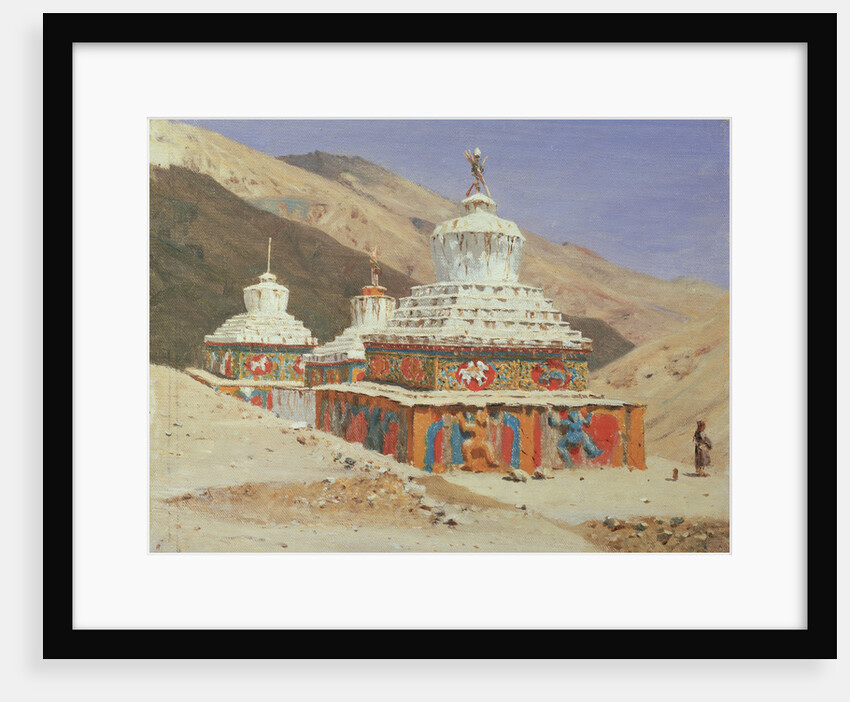 Chorten in Ladakh, 1875 by Vasili Vasilyevich Vereshchagin