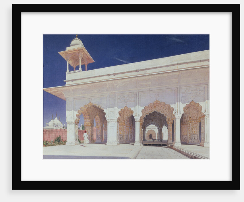 The throne hall of the Mughal Emperors in the Delhi Fort, 1875 by Vasili Vasilyevich Vereshchagin