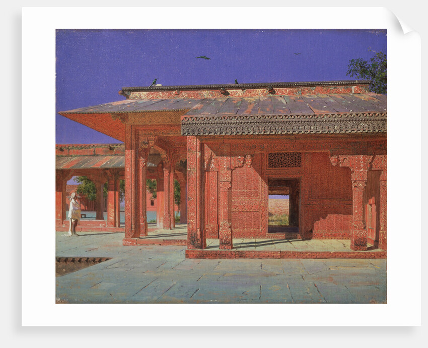 Courtyard of the Harem in the Fatehpur Sikri Imperial Palace, 1874-1876 by Vasili Vasilyevich Vereshchagin